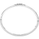 Michael Kors Precious Empire Logo Bangle - Silver
