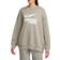 Nike Women's Sportswear Oversized Fleece Crew-Neck Sweatshirt - Dark Stucco/Sail