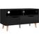 vidaXL 326784 High Gloss Black TV Bench 90x48.5cm