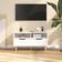 vidaXL 326783 White High Gloss TV Bench 90x48.5cm