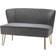 Blue Elephant Loveseat Grey Sofa 119.4cm 2 Seater