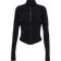 Alo Airbrush Corset Full Zip Jacket - Black