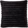 Catherine Lansfield Cosy Ribbed Complete Decoration Pillows Black (45x45cm)