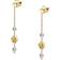 Christ Earrings - Gold/White Gold