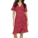 Only Mini Wrap Dress - Red/Mars Red
