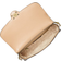 Michael Kors Leida Medium Metallic Signature Logo Shoulder Bag - Pale Gold