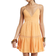 River Island Shirred Tiered Beach Mini Dress - Orange