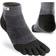 injinji Run Lightweight Mini-Crew Socks - Black