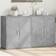 vidaXL Engineered Wood Concrete Gray Sideboard 60x70cm 2pcs