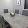 Kosy Koala Modern Wood Stone Grey Dining Set 80x140cm 7pcs