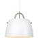 Markslöjd Spin White/Steel Pendant Lamp 38.5cm