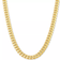 Italian Gold Miami Cuban Link Chain Necklace 6mm - Gold