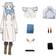 RYWOLT Frieren Beyond Journeys End Theme Anime Character Performance Clothing