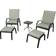 Malay Riviera Outdoor Lounge Set, 2 Table incl. 6 Chairs