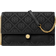 Tory Burch T Monogram Chain Wallet - Black