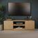 GFW Taranto Oak TV Bench 130x43cm