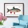 East Urban Home Idus-Carp Fish by M.E. Bloch Painting Walnut Framed Art 50x35cm