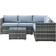 OutSunny 841-158V70GG Outdoor Lounge Set, 1 Table incl. 1 Chairs & 2 Sofas
