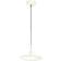 Schöner Wohnen Single LED Sand White Matt Pendant Lamp 45cm