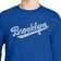 LA Pop Art Boy's Word Crewneck Sweatshirt - Royal