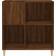 vidaXL Engineered Wood Brown Oak Storage Cabinet 84.5x89cm