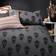 The Linen Yard Skulls Duvet Cover Black