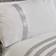 Rapport Luxury Sequin Duvet Cover White (200x200cm)