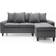 Abakus Direct Napoli Reversible Corner Dark Grey Sofa 200cm 3 Seater