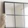 Dunelm Window Lines Black Wall Mirror 80x180cm