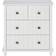 Marlow Home Co Poway White Chest of Drawer 60x64cm