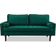 Home Details Luxury Upholstered Green Sofa 147cm 3 Seater