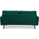 Home Details Luxury Upholstered Green Sofa 147cm 3 Seater