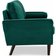 Home Details Luxury Upholstered Green Sofa 147cm 3 Seater