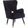 Premier Housewares Cut Out Black Armchair 92cm