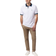 Psycho Bunny Men's Troy Pique Polo Shirt - White