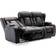 More4Homes Caesar Black Sofa 207cm 3 Seater