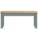 vidaXL Panama Grey Dining Table 30x105cm