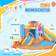 OutSunny 5 in 1 Bouncy Castle Inflatable Water Slide