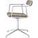 Vipp 452 Dark Sand / Polished Aluminium Office Chair 76cm