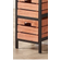 Home Source Grasmere Black/Brown Chest of Drawer 25x77cm