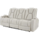 GRS Lynn Electric Recliner Light Grey Sofa 208cm 3 Seater