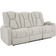 GRS Lynn Electric Recliner Light Grey Sofa 208cm 3 Seater