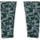 Zoozatz Girl's Stacked Mascot Leggings - Green/White