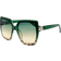 SVNX Oversize Sunglasses Green