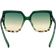 SVNX Oversize Sunglasses Green