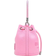 Marc Jacobs The Leather Mini Bucket Bag - Fluro Candy Pink