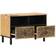 vidaXL Solid Mango Wood Natural TV Bench 70x46cm