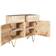 2 Door Light Gold Sideboard 90x80cm