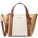 Michael Kors Pratt Small Color Block Tote Bag - Camel Mlt