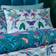 Catherine Lansfield Mya Tropical Duvet Cover White, Green, Blue (230x220cm)